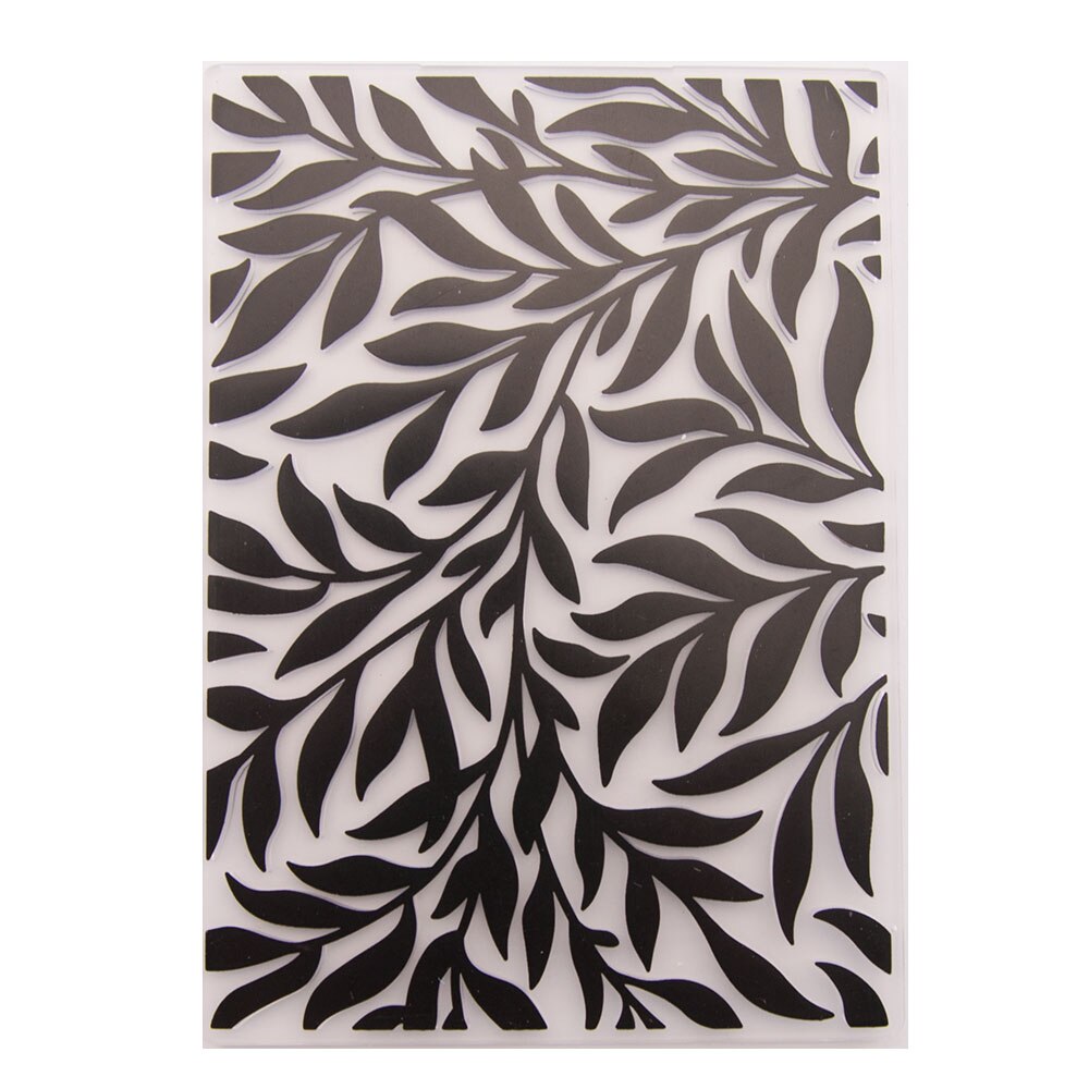 Pochoirs de gaufrage en plastique, 12 Styles de feuilles d'arbre, pochoirs pour Scrapbooking, modèle de bricolage, carte Album Photo, décor fait à la main: 193
