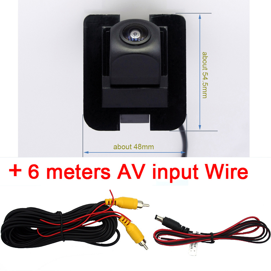 Caméra de recul pour voiture, pour Mercedes Benz W204 W212 W221 S600 S550 S500 S450: fish eye