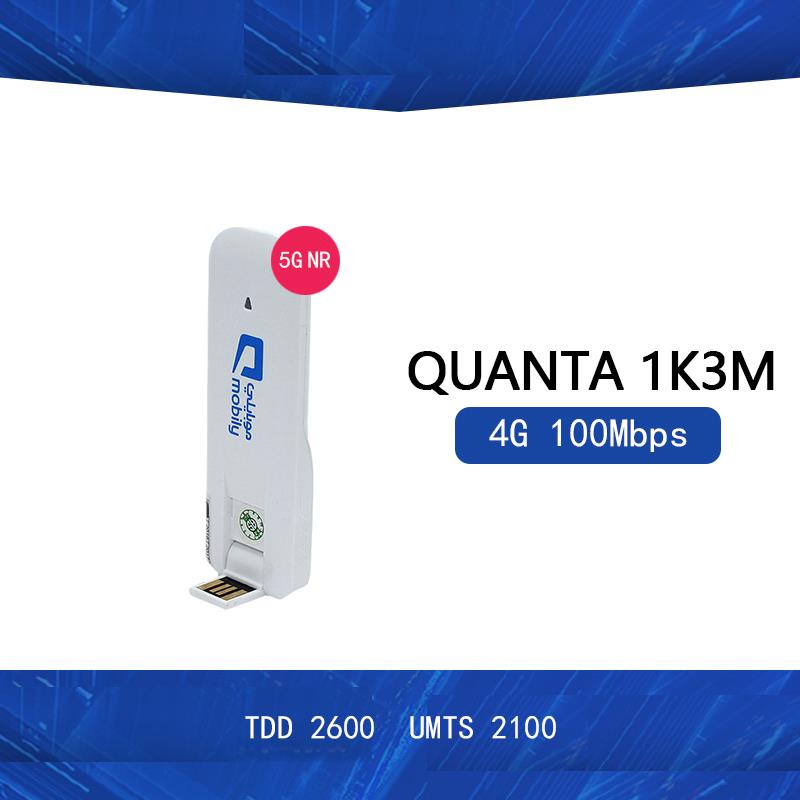 Quanta 1K3M unlocked Mobily Connect 4G USB modem unlocked support tdd/2600 3G 2100MHZ