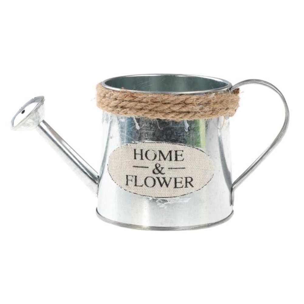 Europese Stijl Retro Gegalvaniseerd Ijzer Bloempot Decoratie Planter Antieke Tuin Bloempot Planten Tool: A3