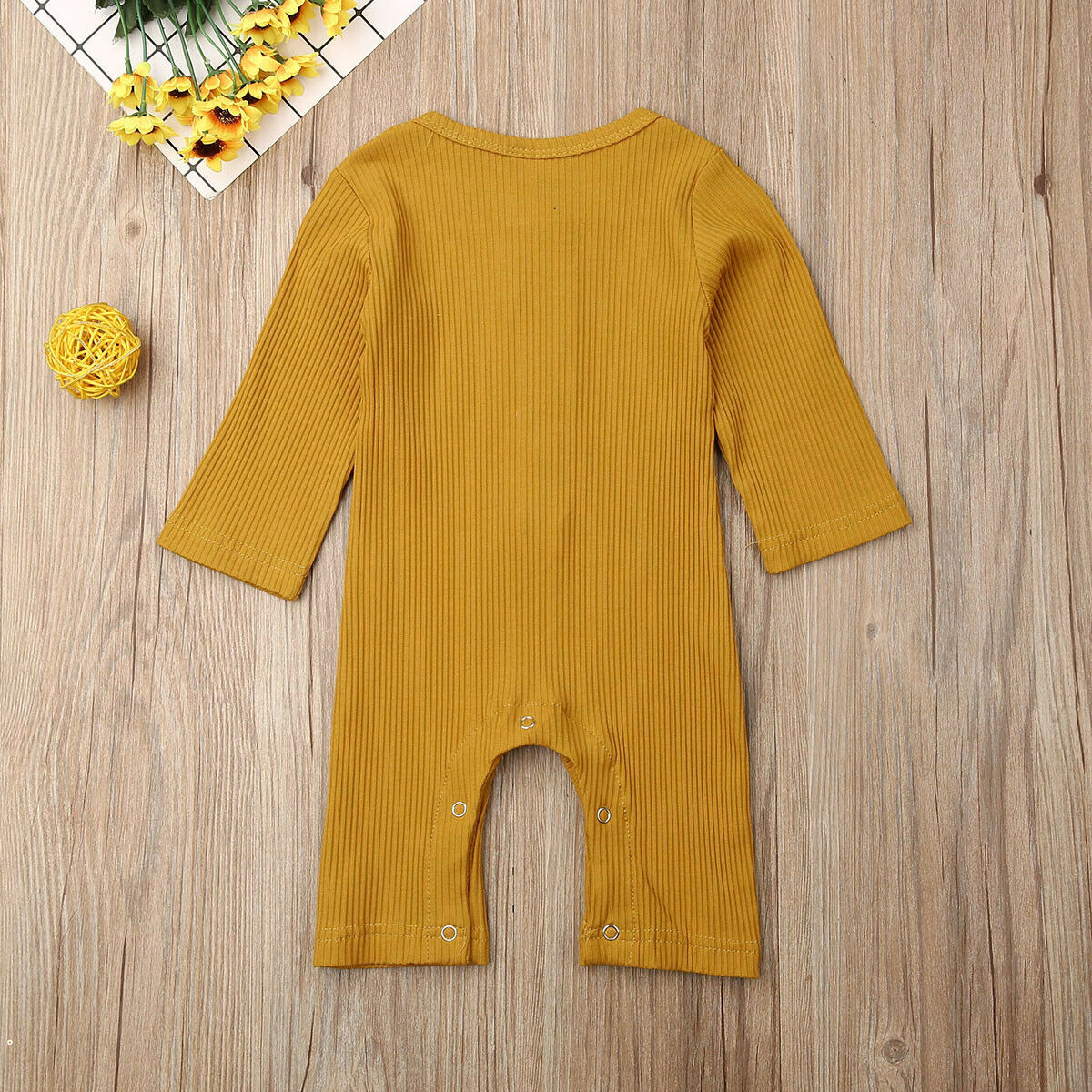 Schattige Baby Meisje Jongen Herfst Kleding Lange Mouw Romper Jumpsuit Outfits