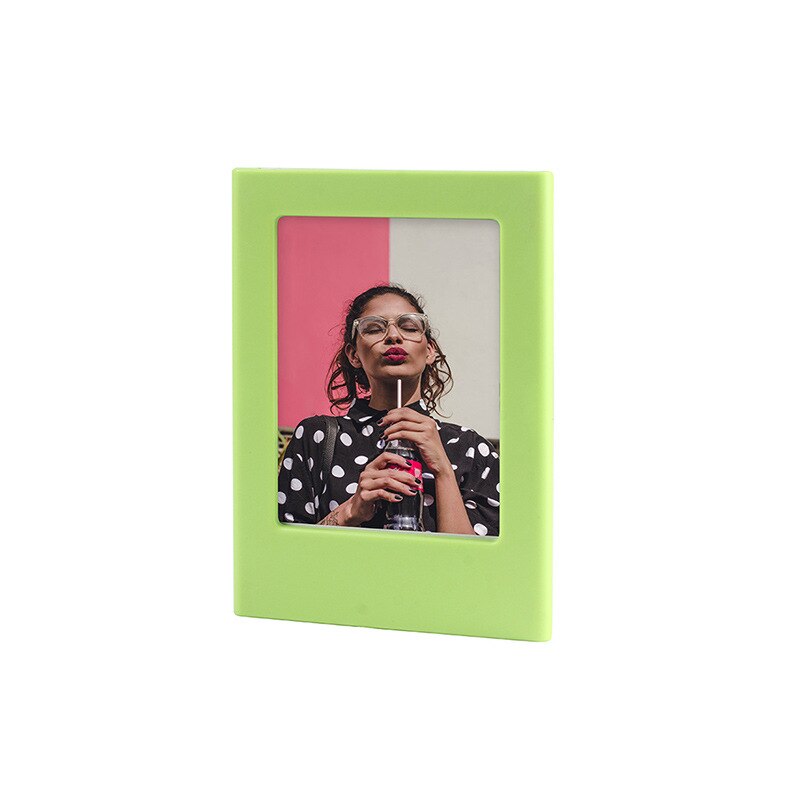 Fujifilm Instax Mini Film 3 Cal ramka na zdjęcia kolorowe dwustronnie magnetyczne lodówka ramka na zdjęcia magnesy ramka na zdjęcia: White