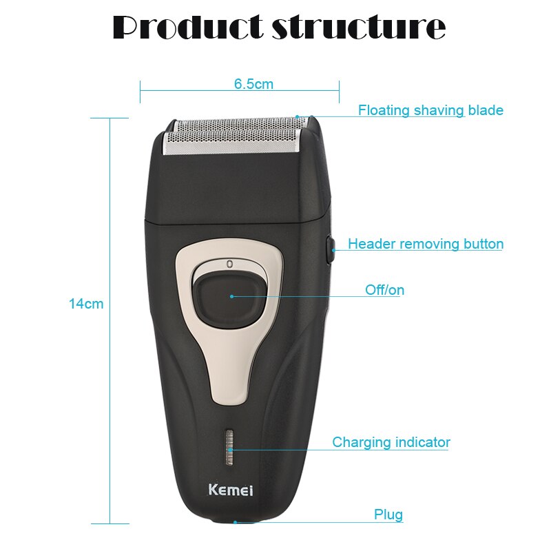 100-240V kemei golarka elektryczna 3D pływające golarka robić brody mężczyzn elektryczna maszynka robić golenia twarzy pielęgnacja maszynka robić golenia trymer robić włosów