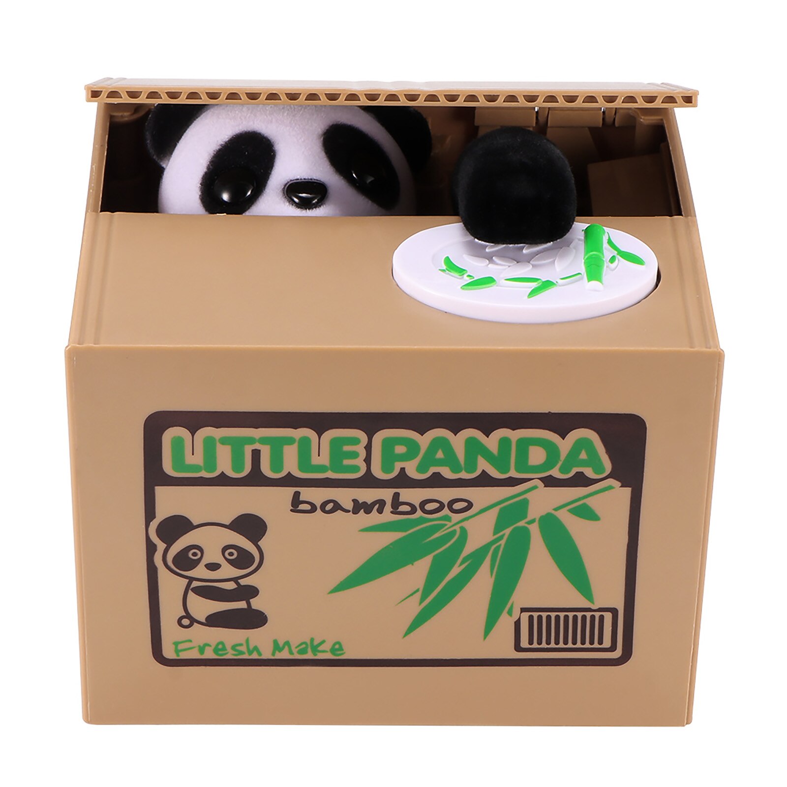 Panda Katze Dieb Geld Boxen Spielzeug Piggy Banken Kinder Geld Boxen Automatische Stola Münze Sparschwein Geld Sparen Box spardose Spielzeug: Panda