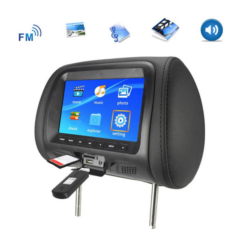 Universal- Fahrzeug Kopfstütze 1080P MP5 Monitor Einstellbar Auto Halterung Multimedia Unterhaltung Anzeige Bildschirme für Spieler