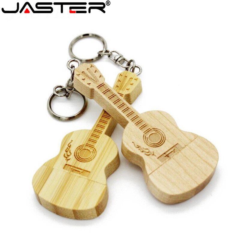 JASTER wooden guitar usb flash drive pendrives pen drive 8GB16GB32GB 64GB car key flash card memory stick mini