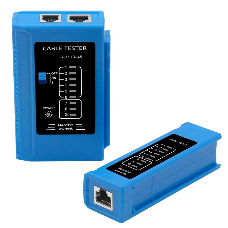 Nätverkskabel testare  rj45 rj11 rj12 cat 5 utp lan kabel tester detektor fjärrtestverktyg nätverk