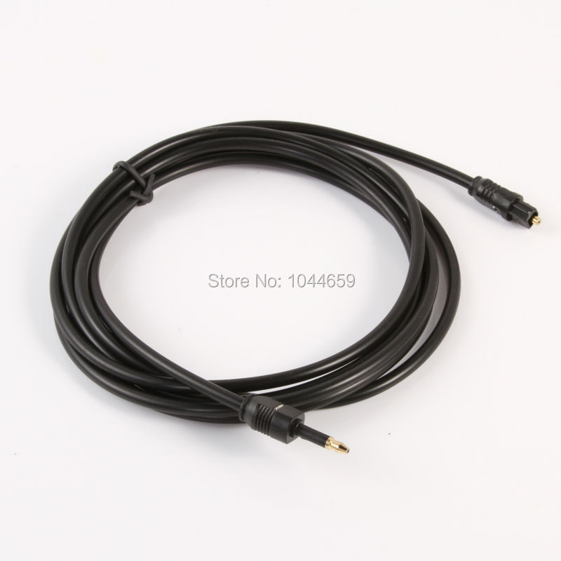Cyfrowy Toslink robić mini kabel Toslink 3.5mm cyfrowy optyczny przewód audio SPDIF światłowodowe kabel okrągły kwadrat