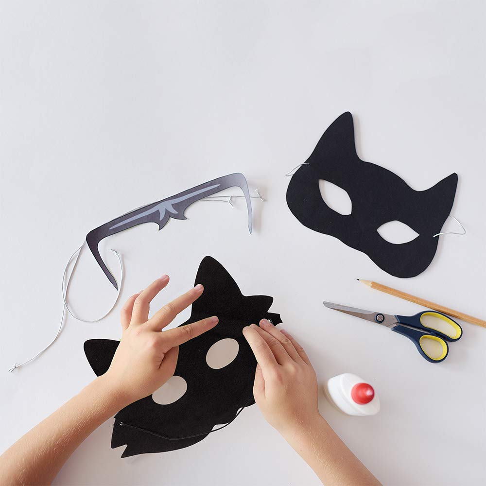 27 Set Magic Jungle Forest Animal Scratch Art Rainbow Scratch Paper Animal Masks Cutouts Face Masks Scratching Toys