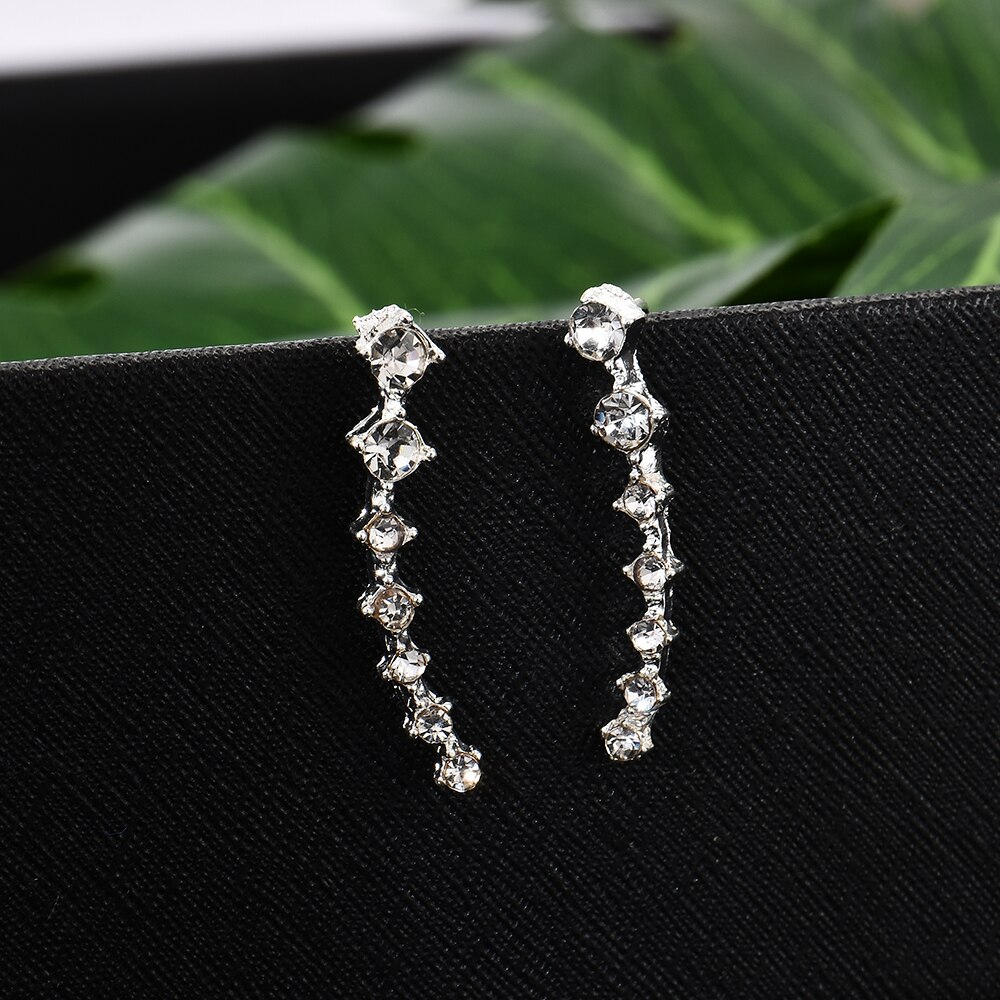 NEUE 1 paar strass ohr manschette Wrap ohrring gold piercing ohren clips knorpel erklärung clip ohrring für frauen pendientes: silver