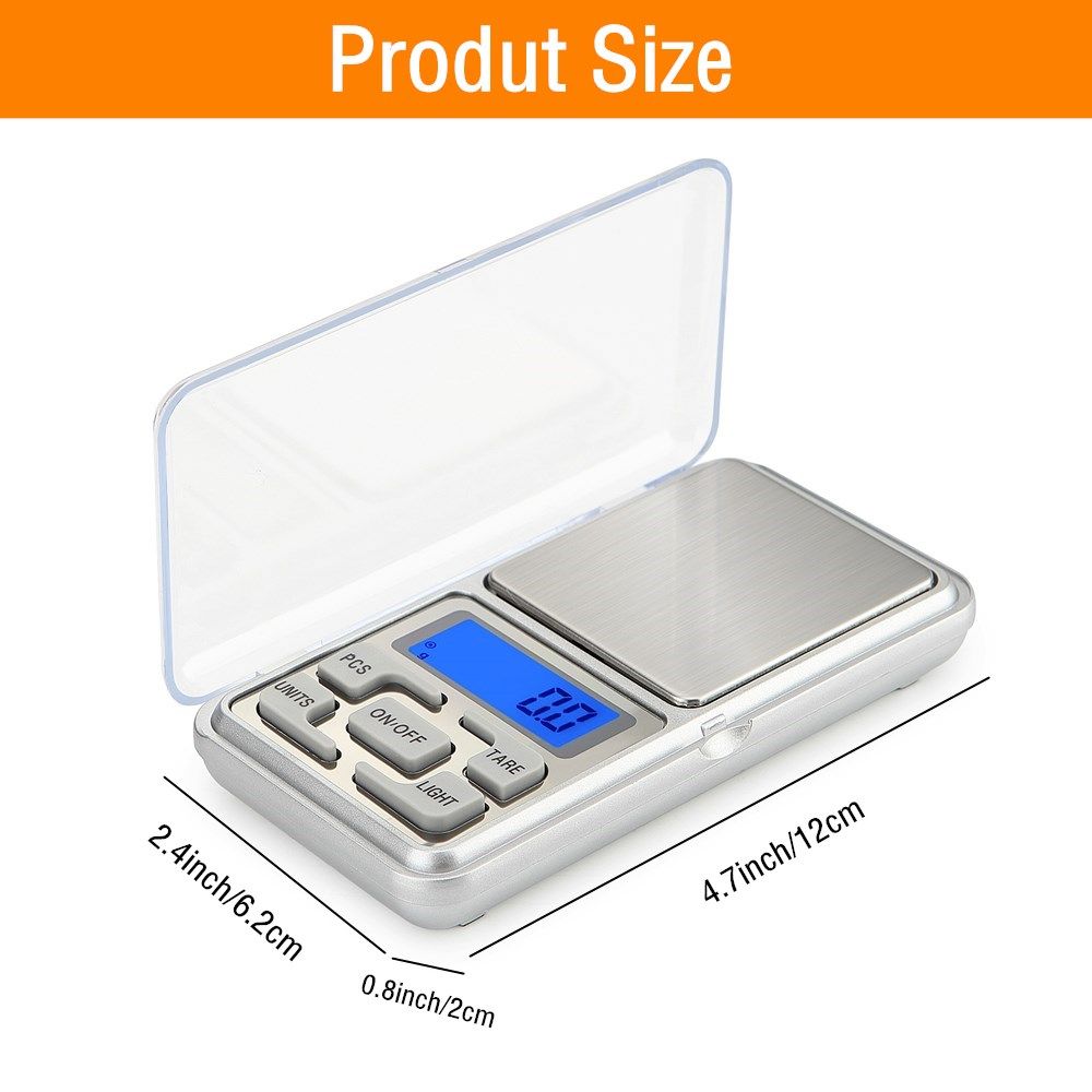Backlight Gram High Accuracy Kitchen Mini Scales Pocket Scale Jewelry Electric