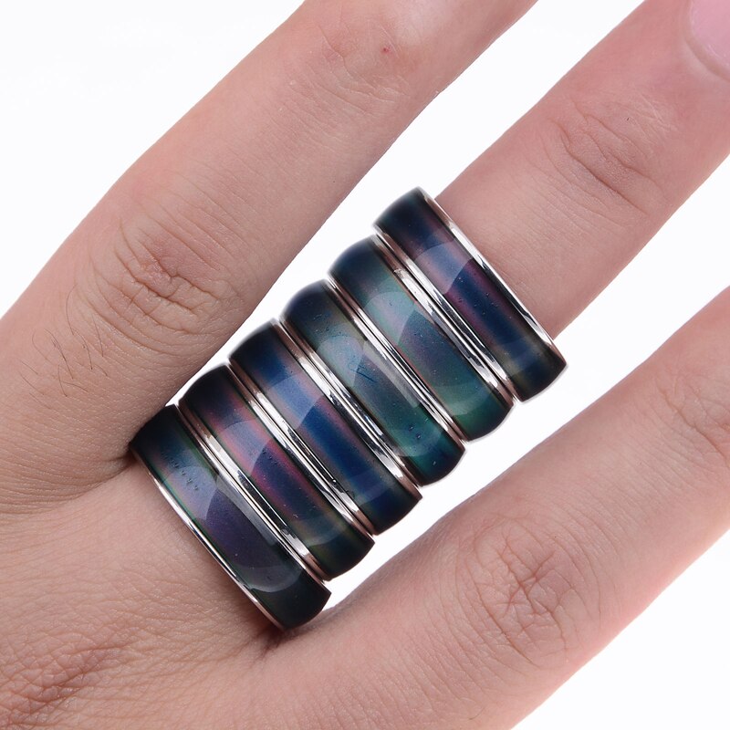 1 pc Erstaunliche Stimmung Ring Emotion Gefühl Farbe Ändern Einstellbare Ring Schmuck