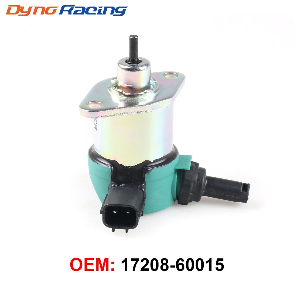 SINOCMP Solenoide Stop 12V 17208-60010 17208-60015 – Per Kubota D905 D1005 D1105, Garanzia 3 Mesi