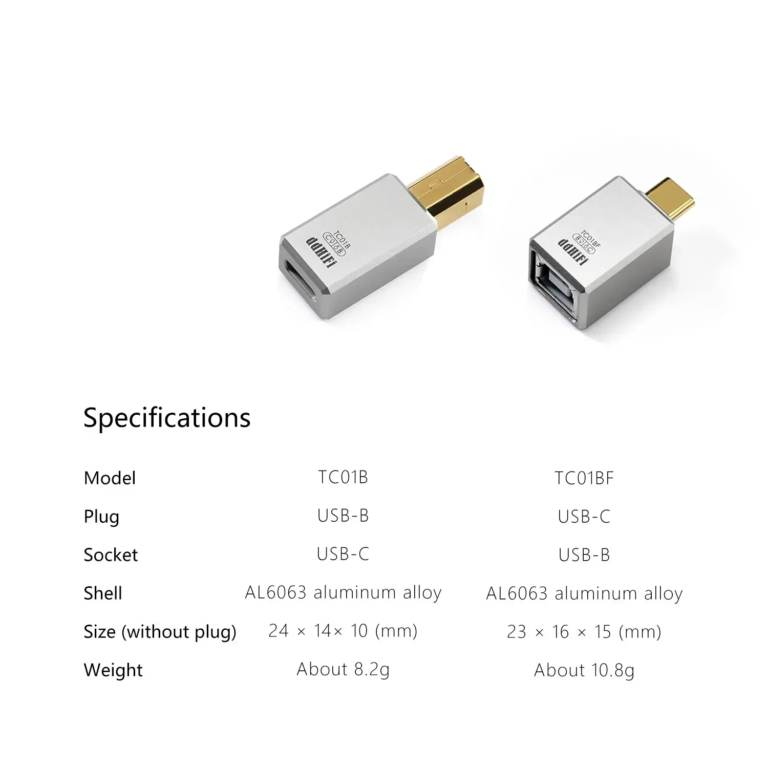 DD ddHiFi TC01A TC01C TC01B TC01BF HiFi USB-A a USB-C Adaptador Convertidor Compatible con Teléfono PC Tablet shanling