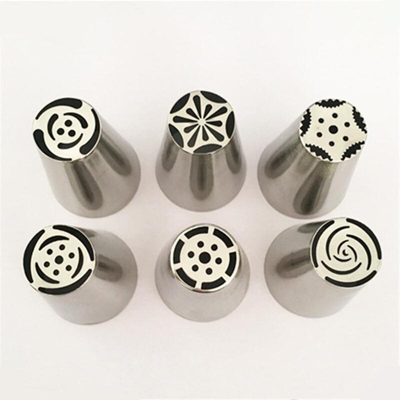 MJ063 Vele Stijlen Russische Tulip Rvs Icing Piping Nozzles Pastry Decorating Tips Cake Cupcake Decorateur
