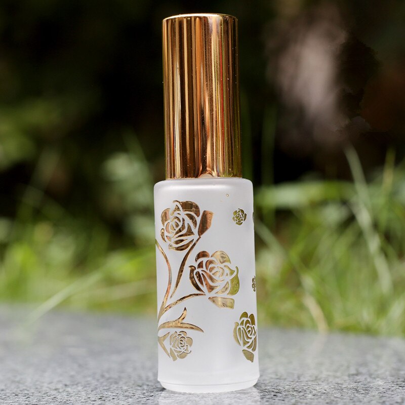 1PC 12ml Frosted Glazen Parfumflesjes Lege Spray Atomizer Hervulbare Fles Geur Case met Travel Size Draagbare