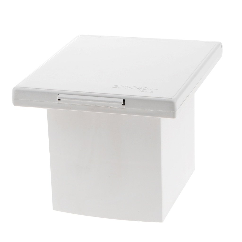 RV Motorhome 220-240V 16A External Flush Hook Up Waterproof 3Pin Plug