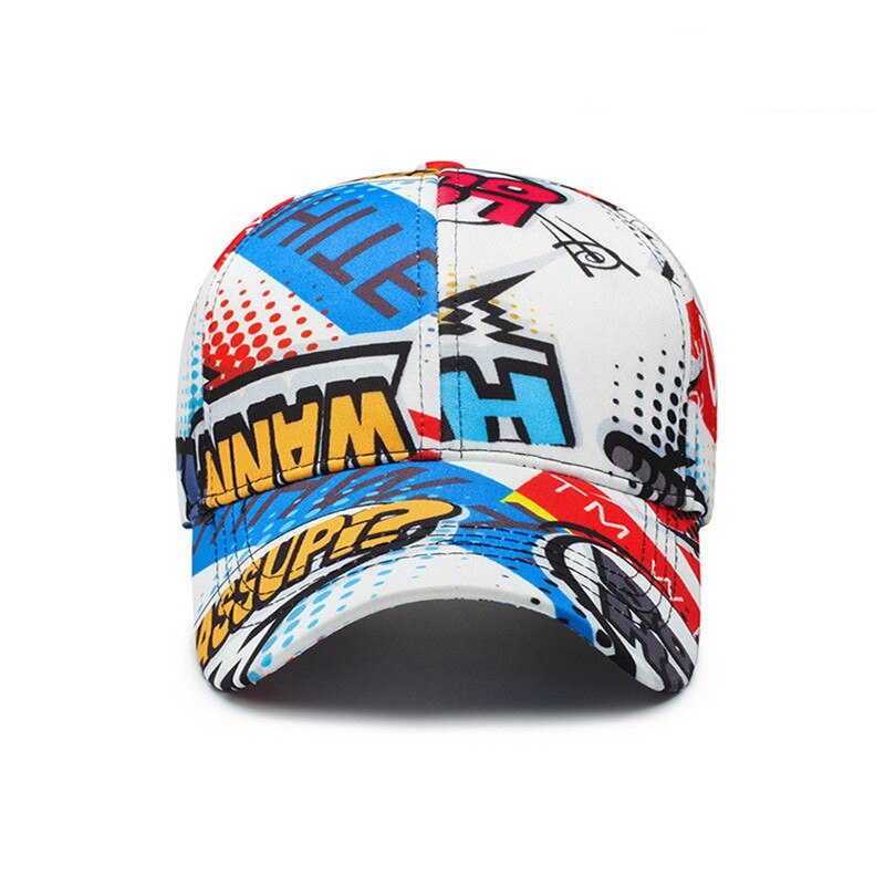 Kvinner menn brev graffiti hip hop bomull damer ansikt caps daglig utendørs soprt baseball cap snapback lue golf hatter justerbar