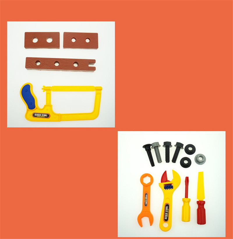 19 stks/partij Plastic ABS Baby Tuin Tool Set Simulatie Reparatie Tool Speelgoed Vroeg Leren & Onderwijs Play Hourse speelgoed voor kinderen