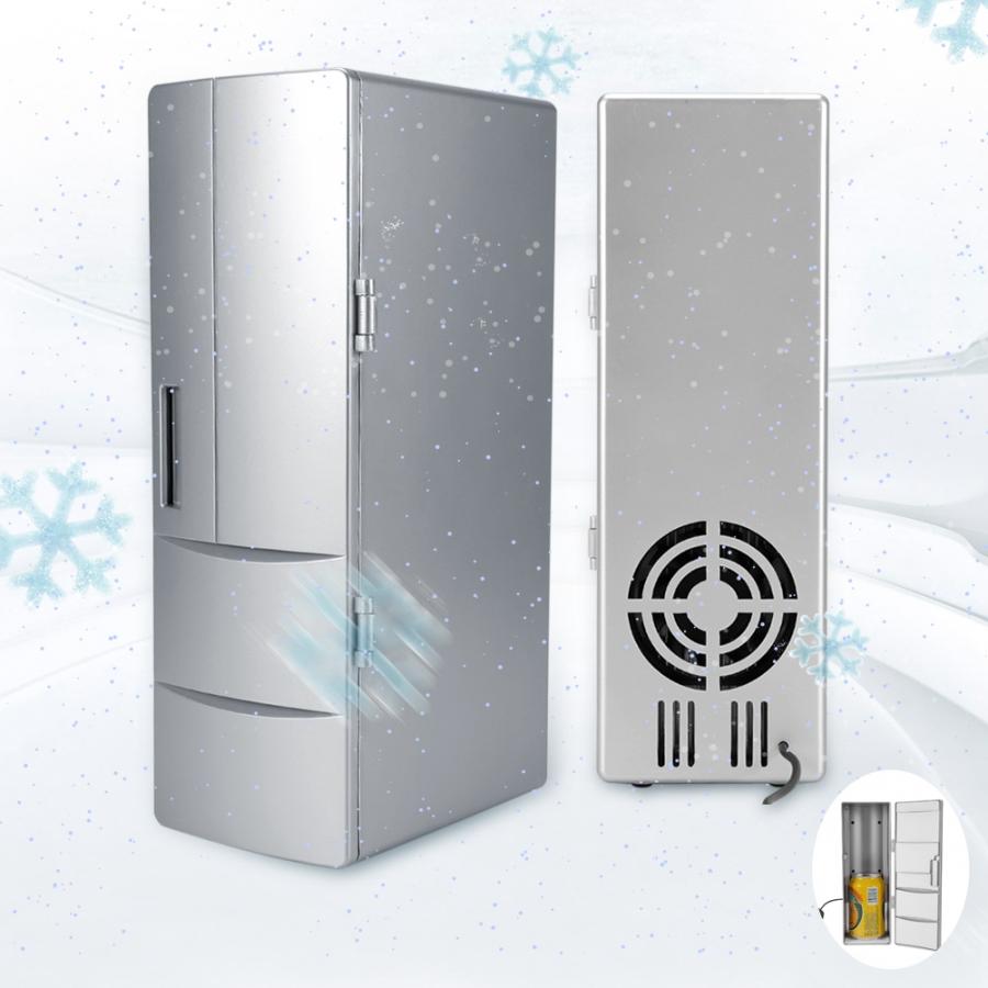 Kompakt køleskab fryser dåser drikke øl køler varmere køleskab fluor-fri, helt lydløs, halvleder køling