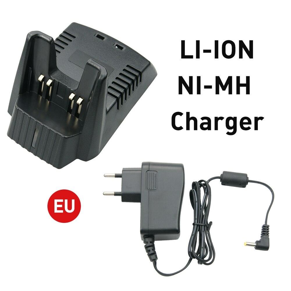 FNB-V67LI Li-ion Battery Charger VAC-10 For YAESU VERTEX VX-160 VX-168 VXA-210 VX-150 FT-60R Two Way Radio Charger Base CD-30: EU