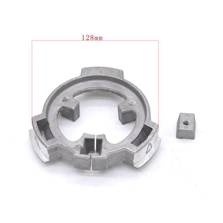 Conversion de frein à disque de frein à tambour pour moto, anneau de serrage pour frein à tambour arrière de 110mm/130mm 70mm
