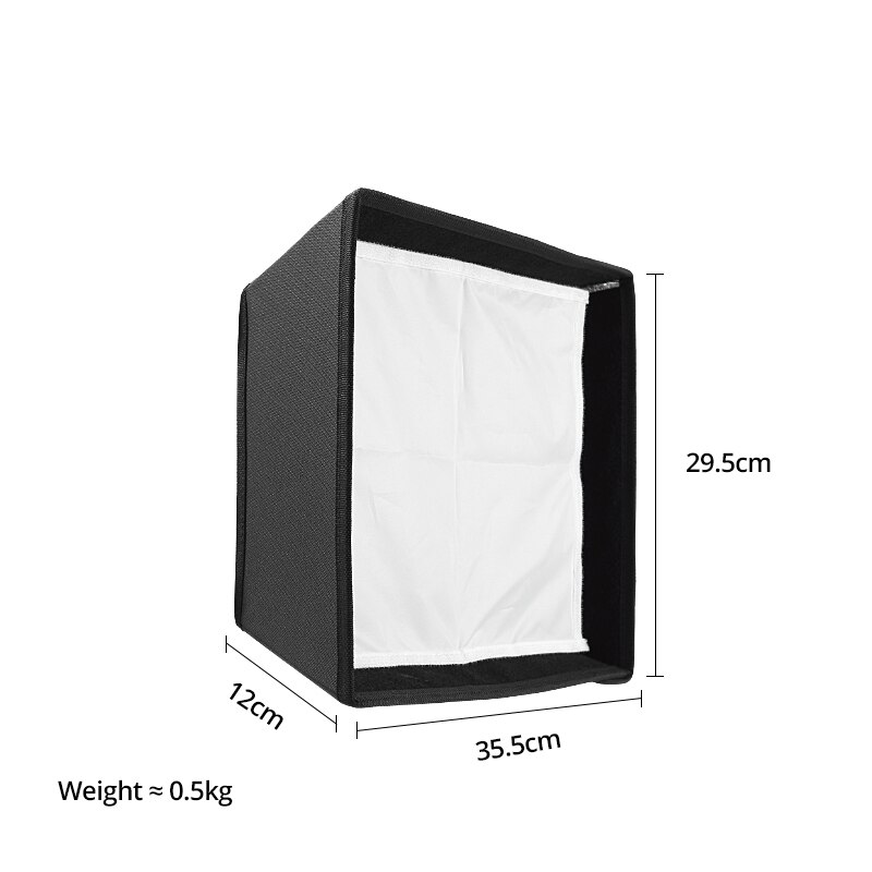 AMBITFUL-difusor de luz LED para vídeo, rejilla de panal, Softbox (solo caja difusora), LEDP60C