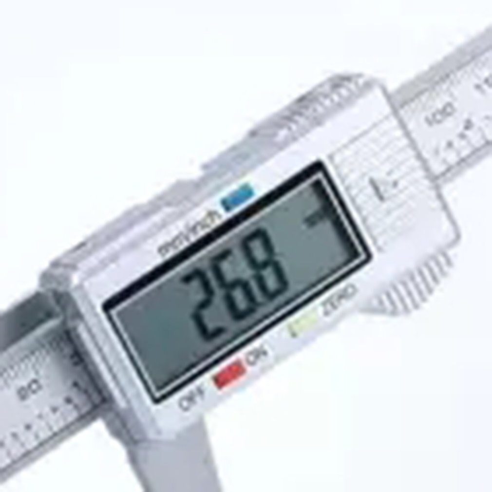 Elektronisk digitalt display vernier caliper 0-150mm plast digitalt display caliper måleværktøj indre diameter