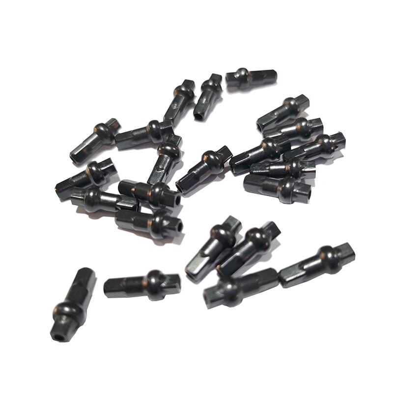 Nipples14.4mm 16mm 18mm 3.2mm Pillar DSN Double Square Alloy length for 14G bike MTB or Road spokes Available at both black red