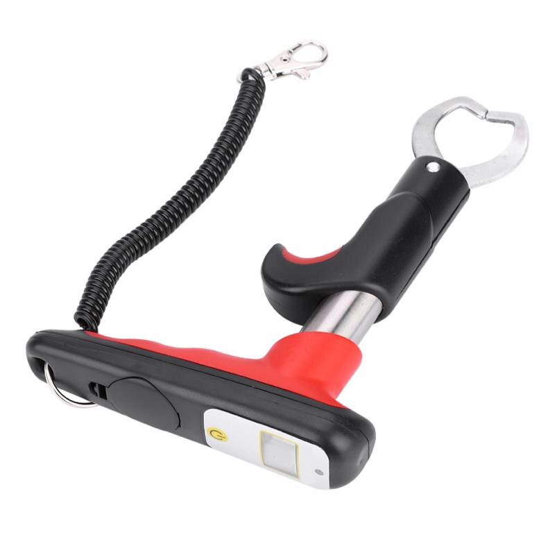 Báscula de agarre telescópica para pesca de 25kg(55lb), pinza Digital LED para pesca, báscula de agarre portátil para pesca, herramienta para pesca
