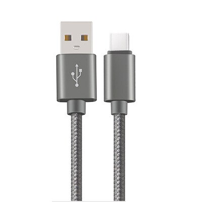 USB-C USB 3.1 Type C Fast Charger for Motorola Moto G6 / G6 Plus , Moto Z , Moto X4 X Data Sync Charging Cable: grey / 1m