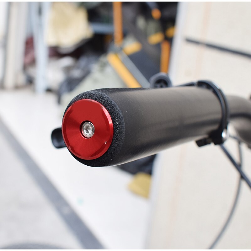 2 Pairs Bike Grip Handle Bar End Cap Aluminium Alloy MTB Handlebar Grips Plugs Caps For Bicycle Handlebar Accessory