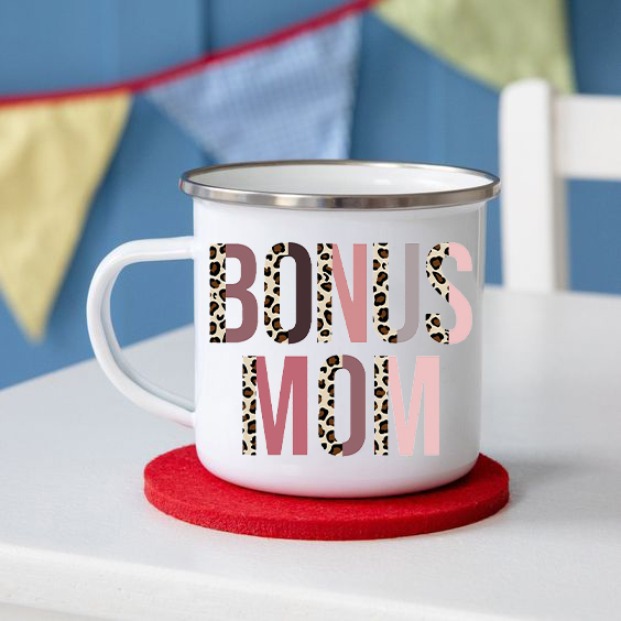Meilleurs Bonus Maman Tasse Belle-Mère Tasses à Café Maman Tasse À Café Étape Maman Boire Tasses de Fête Des Mères pour Bonus Maman D'anniversaire: XH4777-A015WH-8