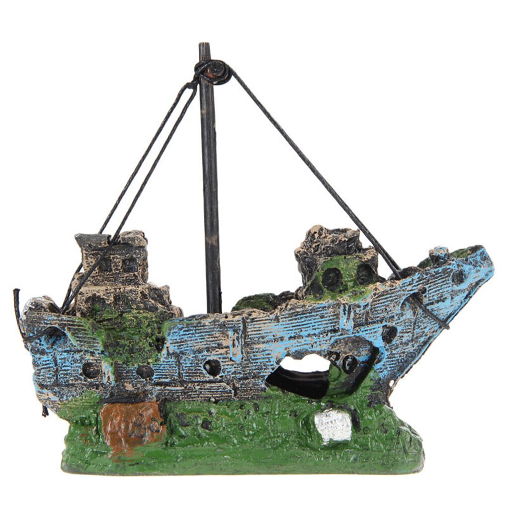 Aquarium decoratie aquarium accessoires ornament grot landschap kastelen corsair schip: Default Title