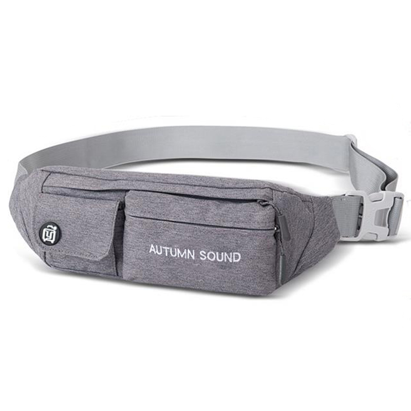 QIUYIN taille sacs femmes imperméable Fanny Pack femme ceinture sac noir Nylon homme taille Packs poitrine téléphone pochette