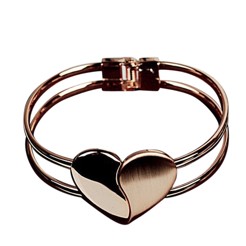 Bracelet en forme de cœur pour femmes, bijou , collection