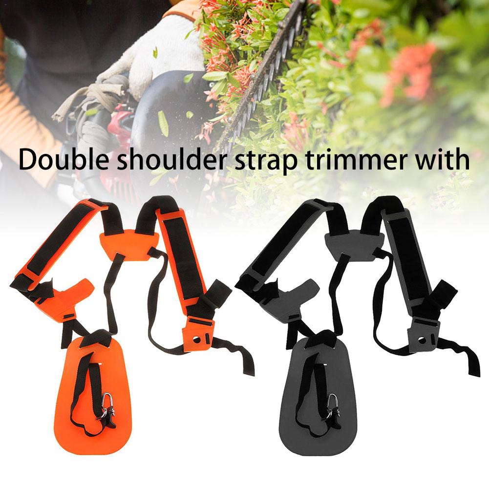 Double Shoulder Harness Strap Trimmer Nylon Strap For Shrub Cutters Garden Lawn Mowers Pruner Labor Saving Trimmer Padded Belt