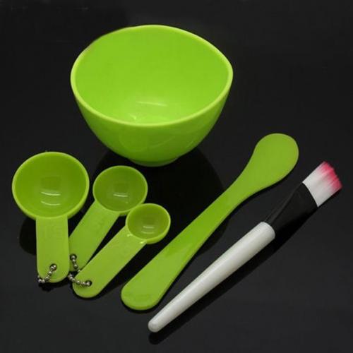 6 in 1 DIY Mask Set Tool Plastic Mask Cup Facial Mask Cup Brush Spoon Face Care Women Makeup Beauty Tools Practical Set
