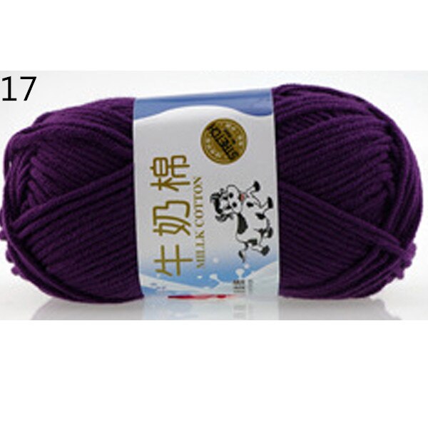 Warm DIY Milk Cotton Yarn Baby Wool Yarn for Knitting Children Hand Knitted Yarn Knit Blanket Crochet Yarn: 17