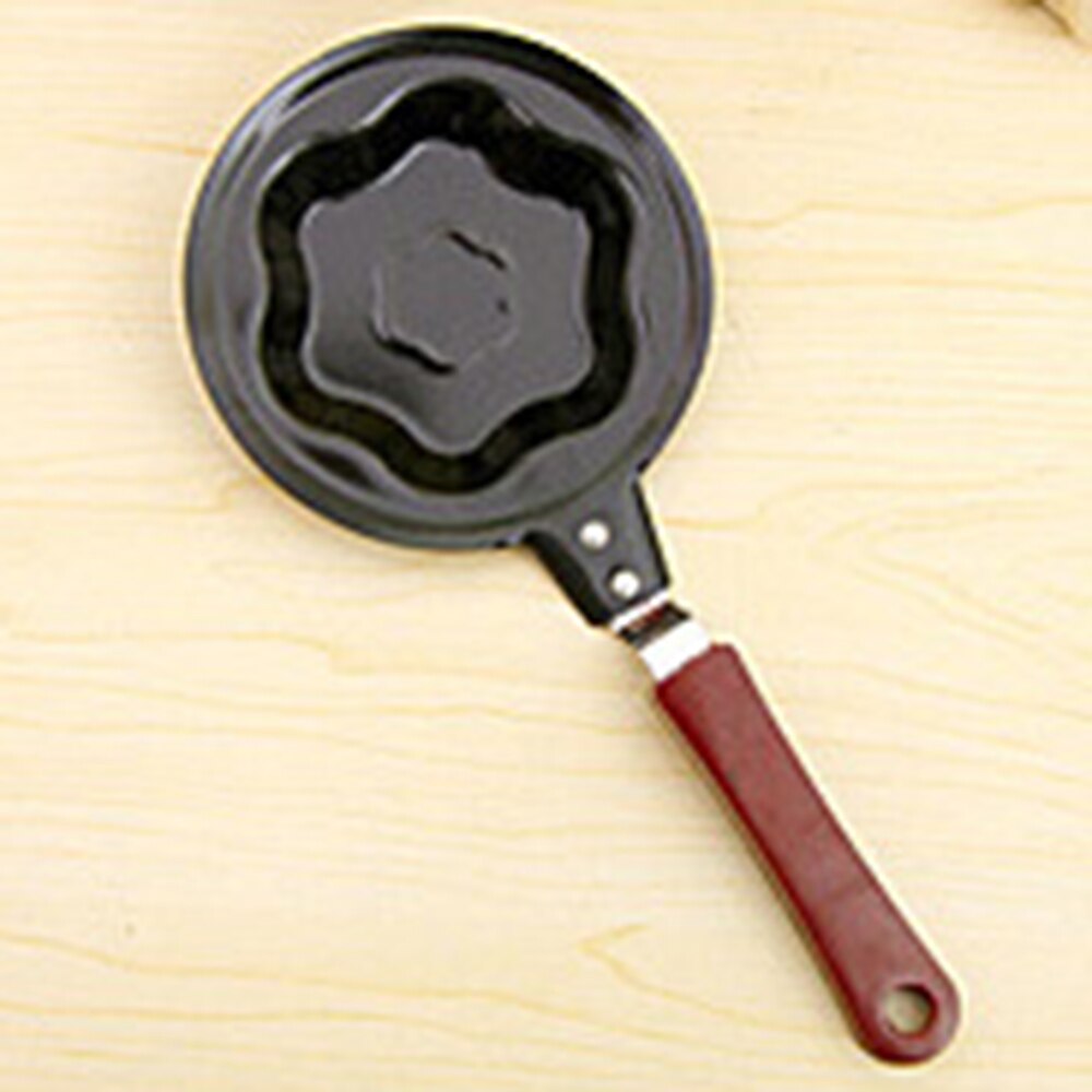 DIY Mini Non-stick Cartoon Omelette Fry Pan Egg Frying Pans Useful Kitchen Cooking Tools Cookware For Home: Plum Blossom