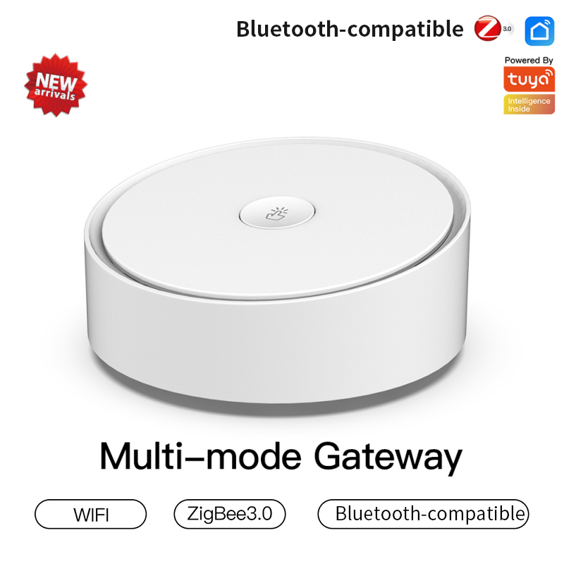 Intelligentes 3- modus-wlan-bluetooth-kompatibles zigbee-multiprotokoll-kommunikationsgateway mit tuya-app-fernbedienung, alexa und google home