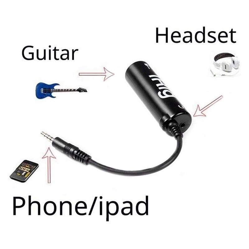 IRig Guitar Interface Converter Replacement Guitar for Phone / for Ipad