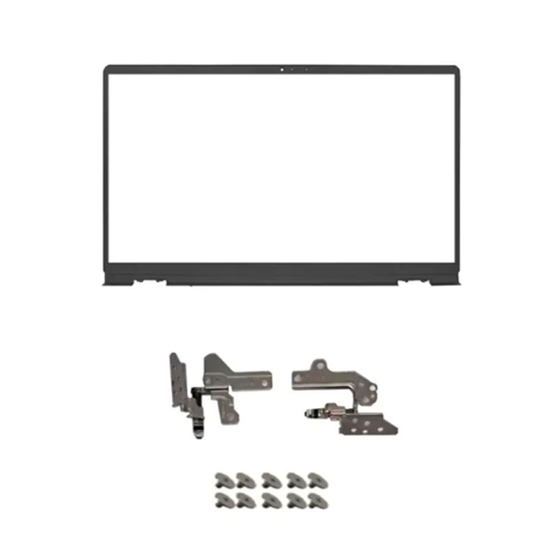 Coque pour ordinateur portable Dell Tystro, couvercle arrière, boîtier supérieur, lunette avant, charnière, noir, gris argent, Dell Tystro 15, 3510, 3511, 3515, 3520, 3525,: Marron