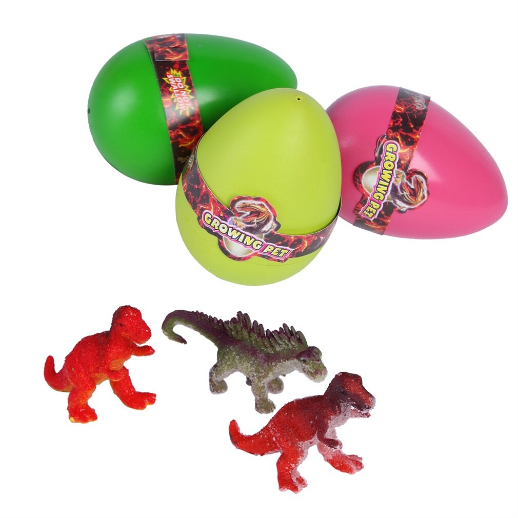 3Pcs Diy Funny Magic Incubatie Eieren K005 Uitkomen Groeiende Dinosauruseieren Educatief Speelgoed Betekenisvol Voor Kinderen Kinderen