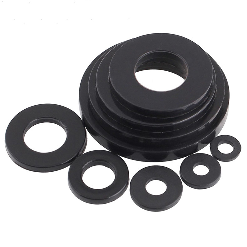 5PCS-M12/M14/M16/M18/M20 Zwart Plastic Platte Ring/Nylon Platte Pakking