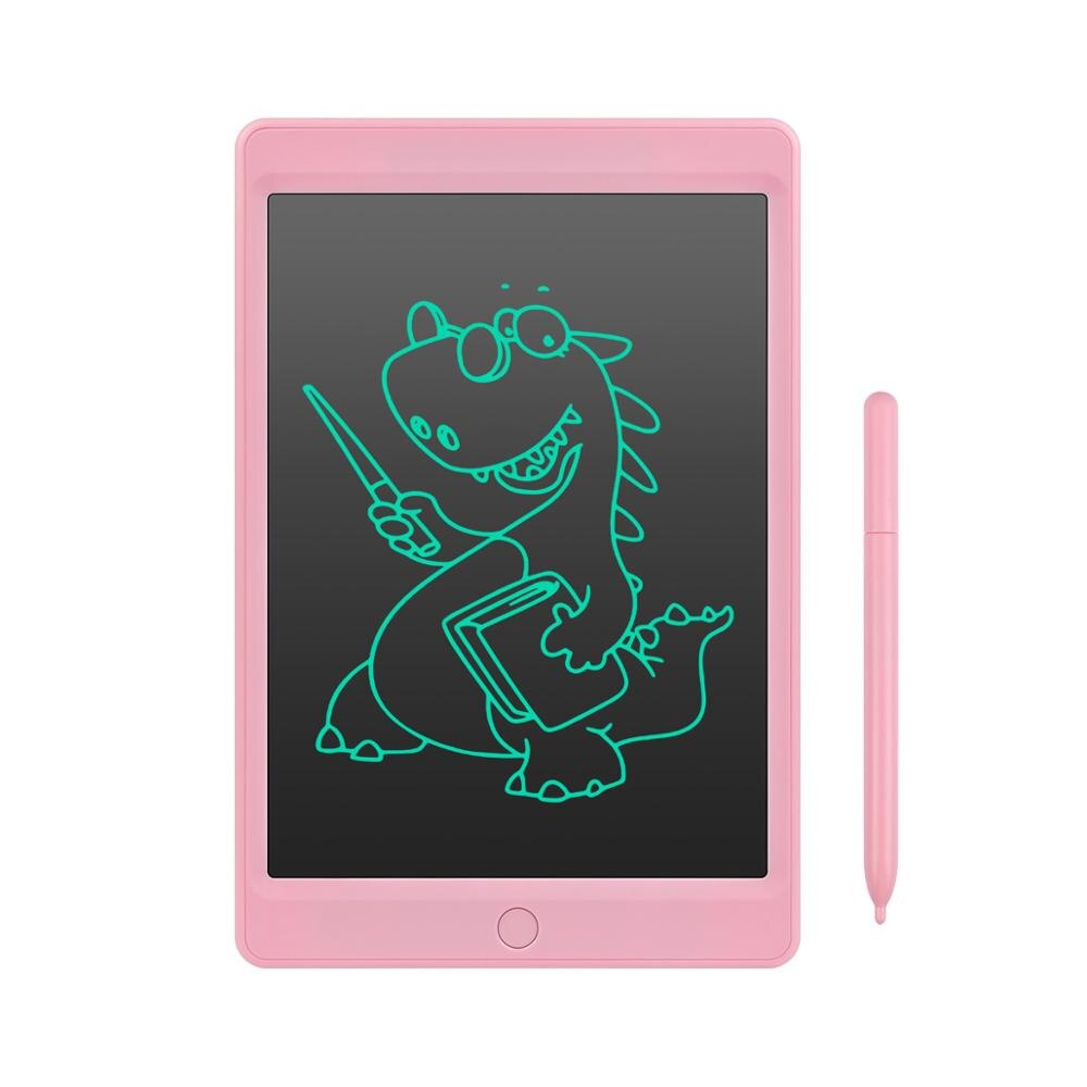8.5/10 inch LCD Writing Tablet with Lock key Digital Drawing Board Electronic Handwriting Pad Message Graphics Board: 10.5in pink