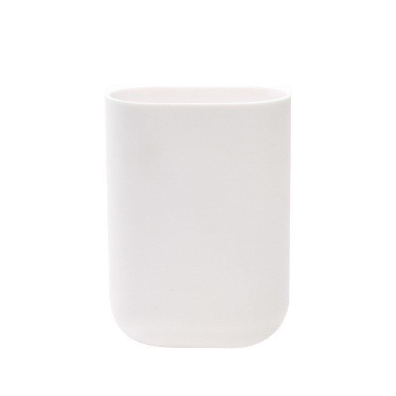 Pasteable Pen Holder Large Capacity Desk Pen Holder Home Office Organiser Desk Organizer: White