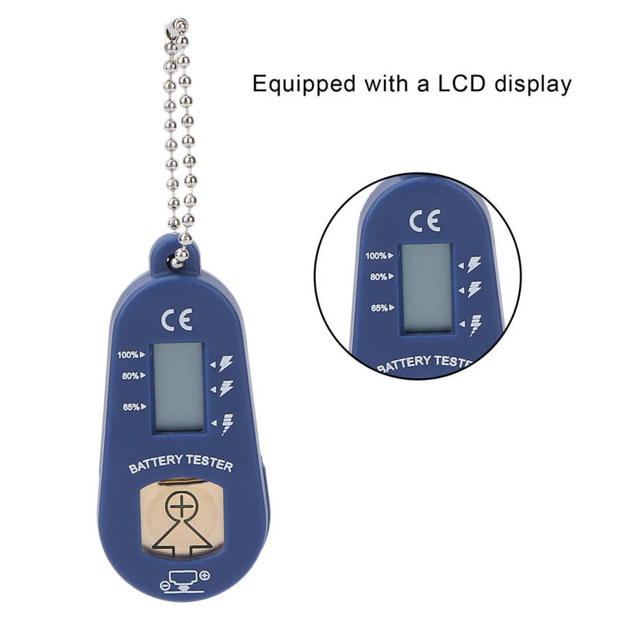 Hearing Aids Battery Tester Portable Battery Checker Electric LCD Display Button Cell Batteries Digital Measuring Devices Home