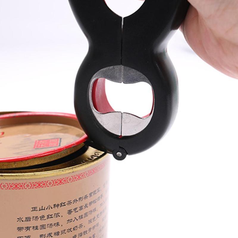 6 in 1 Stainless Steel Multi Function Can Beer Bottle Opener All in One Jar Gripper Can Wine Beer Lid Twist Off Kitchen Tool