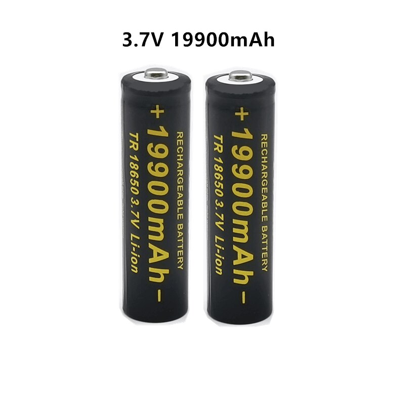 100% 3.7V 18650 19900mAh high capacity batteries Li-ion lithium battery for flashlight battery
